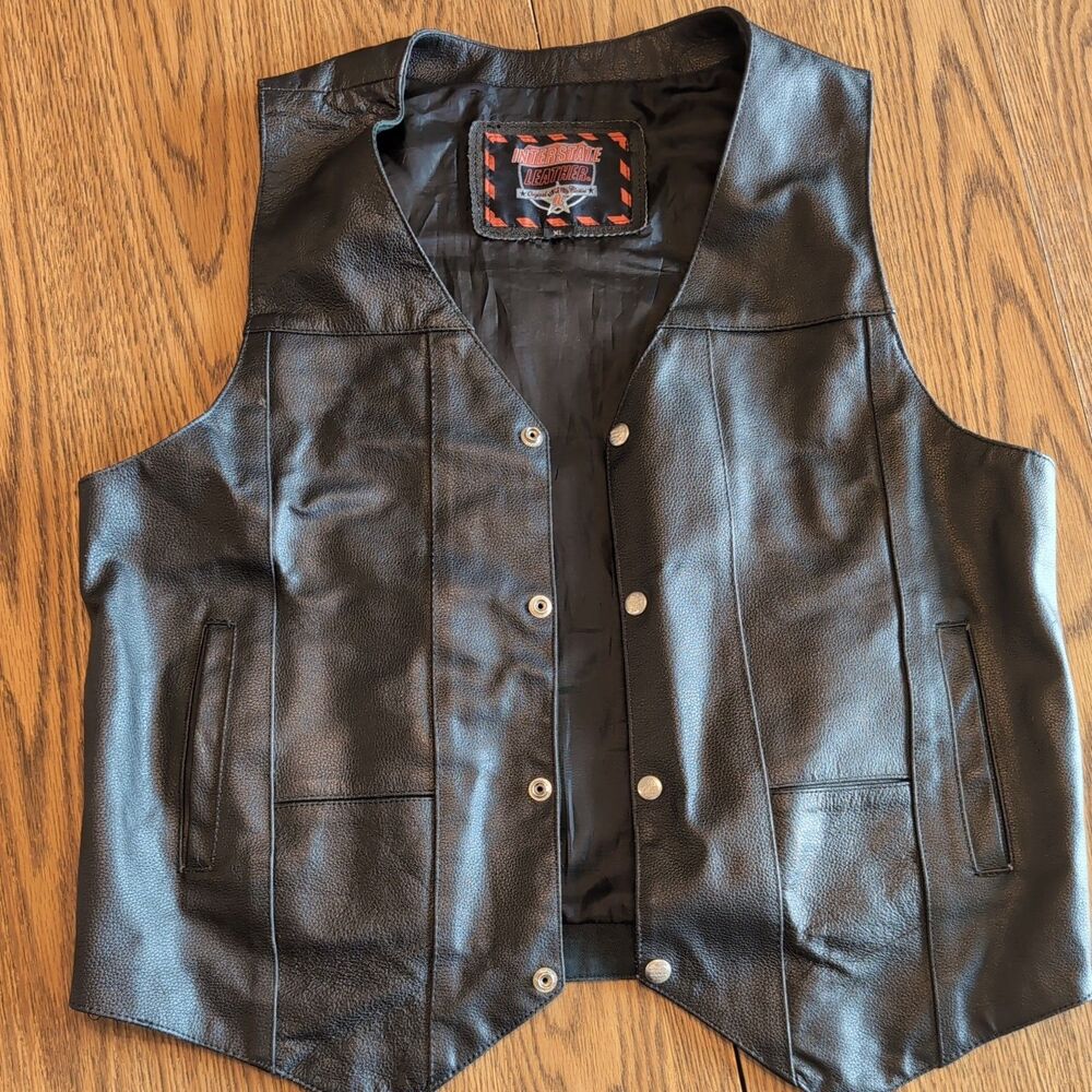 Interstate Men's XL Leather Vest